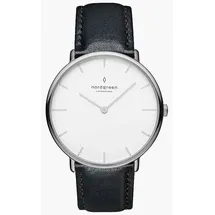 Nordgreen Native Quarz Edelstahl 32 mm NR32SILEBLXX