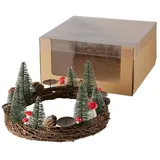 Boltze Gruppe - Adventskranz Kerzenhalter fairytale, Ø32,5 cm