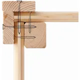 Karibu Hochbeet 28 mm 245 x 85 x 92 cm natur