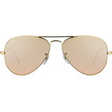 Ray Ban Aviator Flash Lenses RB3025 55mm gold / brown-silver-pink flash