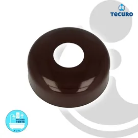 tecuro DESIGN-Hahnrosette 1 Zoll Ø 34 mm x Ø 67 mm x 42 mm - mocca