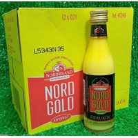 (15,75€/l) 1 Kiste Nordgold EIERLIKÖR ADVOKAT 12x0,1l  Nordbrand Ostprodukt !!