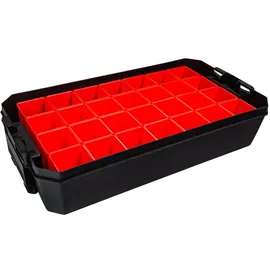BS SYSTEMS GMBH & CO Insetboxen-Set A3 CT M 74 BSS Kunststoff 364 x 63 x 208 mm Rot