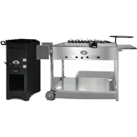 Grillpeter Grillstation Batyr mit Feuerofen Mangal und Spießdreher