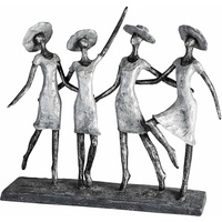 Casablanca by Gilde Gilde Skulptur 4 Ladys, antik silber«, silberfarben