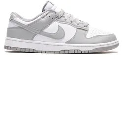 Nike DUNK LOW RETRO - Weiss/Grau - 9