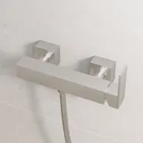 Steinberg Serie 160 Duscharmatur, Aufputzthermostat, 1 Verbraucher, 1601210BN Farbe: Brushed Nickel