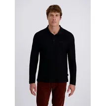 Pierre Cardin Langarmshirt (1-tlg) mit klassischem Kragen schwarz S (48)