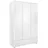Die Möbelfundgrube Kinderkleiderschrank BEN 120 x 191 cm Holz weiß