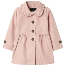 NAME IT Outdoorjacke NMFMADELIN TRENCH COAT rosa 110 EU
