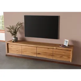 MASSIVMOEBEL24.DE PURE OAK Lowboard 220x40x40 cm Beige Massivholz