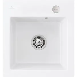 Villeroy & Boch Subway 45 XS stone white + Excenterbetätigung + Lochbohrungen