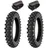 Ecovelò 2 Reifen 2.50 – 10 + Schläuche 33J Cross Mini Moto Stollenreifen Minicross-Reifen
