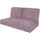 ASPERO Palettenkissen 60 x 120 cm rosa/gestreift 3-tlg.