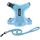 Best Pet Supplies Voyager Step-in Lock Katzengeschirr und reflektierende Katzenleine mit Neoprengriff by Best Pet Supplies - Unterstützt kleine, mittelgroße und große Katzenrassen, Babyblau, size XS - 1,5 m