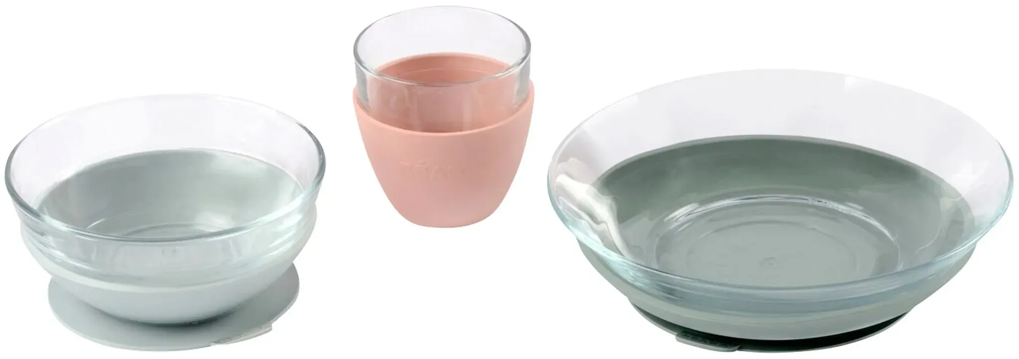 Beaba 3-tlg. Esslernset Glas, gruen
