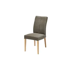 Woodford Esszimmerstuhl mit Steppung im Rücken Badu , beige , Maße (cm): B: 51 H: 98 T: 65.0