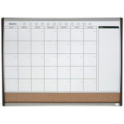 nobo Magnetischer Monatsplaner Combi-Board 58,5x43 cm