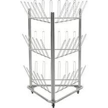 Kongamek Schuh- und Stiefeltrockenwagen 780x714x1192mm verzinkt für 54 Schuhe