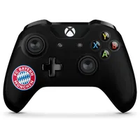DeinDesign Skin kompatibel mit Microsoft Xbox One X Controller Folie Sticker FC Bayern München Logo FCB