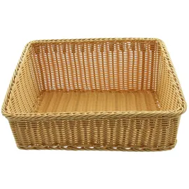 Frank Flechtwaren Regalkorb Poly, 50 x 40 cm, geflochten, Aufbewahrung, stabil, Metallrahmen FF-509502