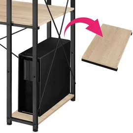 Tectake tectake® Computer-Schreibtisch Hershey 122x61x120cm