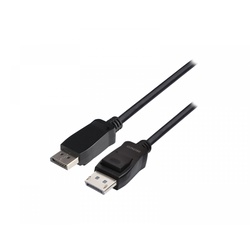 Deltaco LSZH DisplayPort Kabel 8K Schwarz (1 meter)