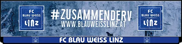 FC Blau-Weiß Linz Kennzeichenhalter (Paar) - blau / ONE SIZE