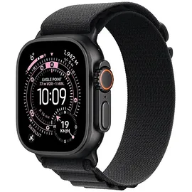 Apple Watch Ultra Alpine Loop 49 mm Schwarz Titan Schwarz Medium