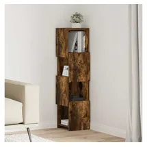vidaXL Eckschrank 25,5 x 102 x 25 cm Geräucherte Eiche