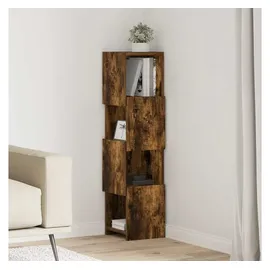 vidaXL Eckschrank 25,5 x 102 x 25 cm Geräucherte Eiche