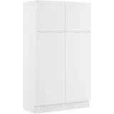 Impuls Küchen Warschau Mehrzweckschrank-Set 120 x 206,2 x 60 cm Weiß