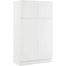 Impuls Küchen Warschau Mehrzweckschrank-Set 120 x 206,2 x 60 cm Weiß