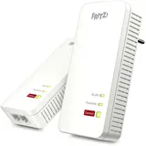 AVM FRITZ!Powerline 1240 AX WLAN Set, Powerline/WLAN-Access Point und Powerline-Adapter Set, 2er-Bundle (20003021)