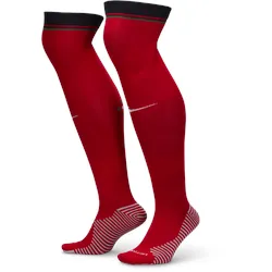 Portugal Strike Home Nike Dri-FIT kniehohe Fußballsocken - Rot, 31-35