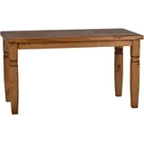 MiaMöbel Mexico Esstisch, 120cm Massivholz Pinie Mexiko Möbel Mexikanisch