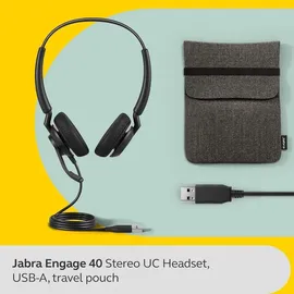 JABRA Engage 40 Stereo USB-A, UC