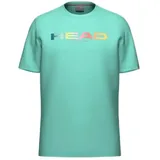 Head Racket Head, Rainbow T-Shirt Men, Turquoise