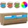 vidaXL TV-Schrank mit LED-Leuchten Artisan-Eiche 100x35x40 cm