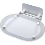 Ravak Ovo Chrome - Kippsitz 410x375x130 mm, Chrom/Weiß B8F0000028