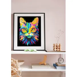 needleart world (hong kong) ltd. Diamond Painting Neon Katze Kreativset
