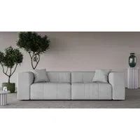 Home Affaire »ERIZ Big Sofa, XXL, auch in Bouclé«, moderne Steppung, incl. 2 Zierkissen, B/T/H: 278/104/70 cm