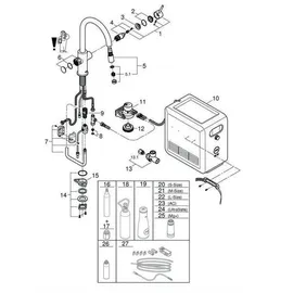 Grohe Blue Professional C-Auslauf Set (31325002)