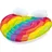 BESTWAY Badeinsel Rainbow Dreams 175 x 163 cm