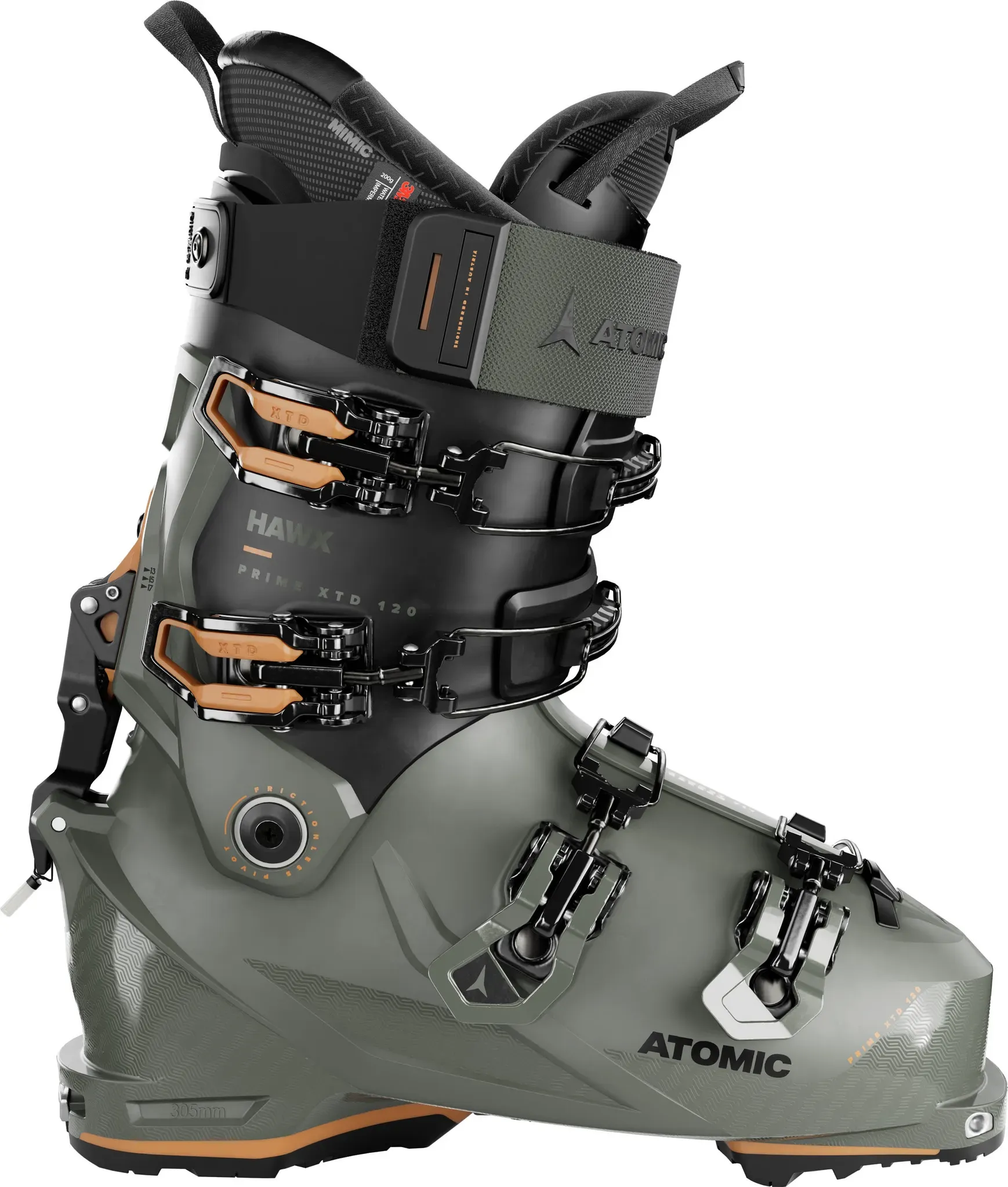 Atomic HAWX PRIME XTD 120 GW Unisex Skischuhe Skiboots 23/24 army green/black 291⁄2 grün