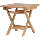 Venture Home Kenya-Lounge Table-Natural-Teak-5050Cm Table, Gold, 50x50