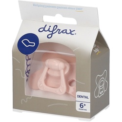 Difrax Fopspeen Dental Ring +6m 1 St Schnuller