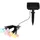 GLOBO Lichterkette Kunststoff 580 cm inkl. LED-Lampe schwarz