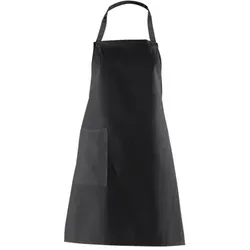 Latzschürze Nackenband verstellbar schwarz, Größe 34 11/473/10 - schwarz