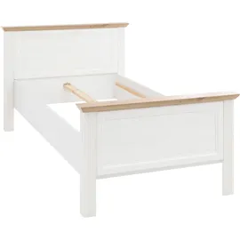 SchlafKONTOR Jasmin II 100 x 200 cm Braun/Weiß